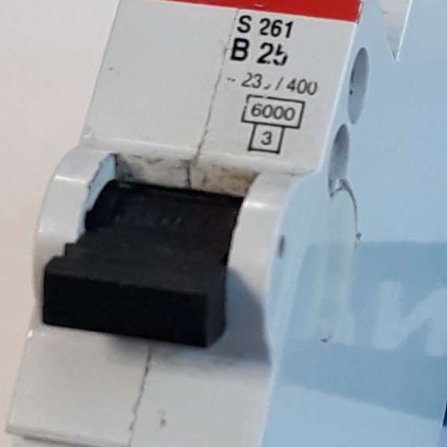 ABB S 261 B 25 Miniature circuit breaker 1POL 230 400V 277 480VAC ABB S 261 B 25 Miniature circuit breaker 1POL 230 400V 277 480VAC