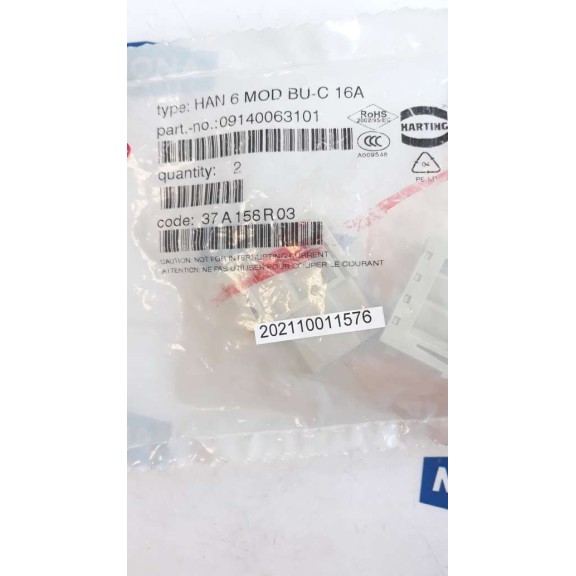 Harting 09140063001 HAN 6 MOD BU C 16A Preis pro Packung