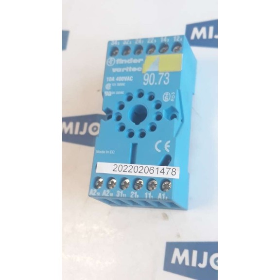 FINDER TYPE 90 73 SOCKET 10A 400VAC 90.73