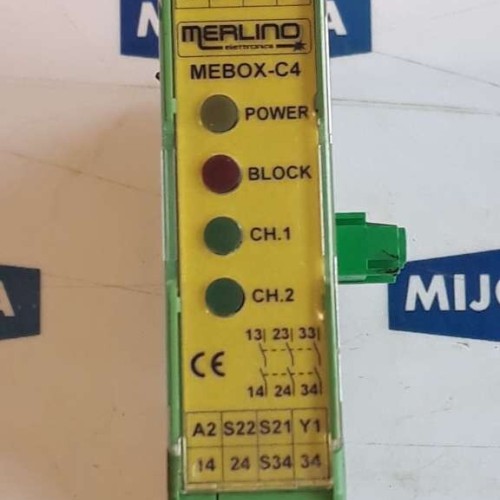 MERLINO MEBOX C4 IN: 24VDC 200MA OUT: 3n/o 240Vac 6A MERLINO MEBOX C4 IN: 24VDC 200MA OUT: 3n/o 240Vac 6A