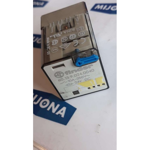 FINDER 60 13 9 024 0040 relay relais 10A 250V 24V DC 60.13.9.024.0040 FINDER 60 13 9 024 0040 relay relais 10A 250V 24V DC 60.13.9.024.0040