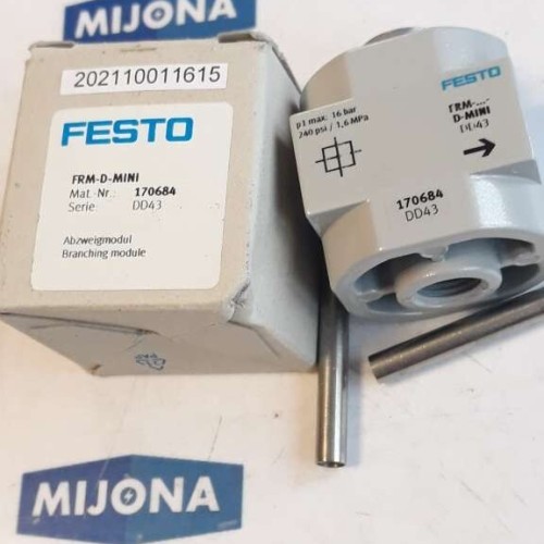 Festo FRM D MINI 170684 BRANCHING MODULE ABZWEIGMODUL new old stock Festo FRM D MINI 170684 BRANCHING MODULE ABZWEIGMODUL new old stock