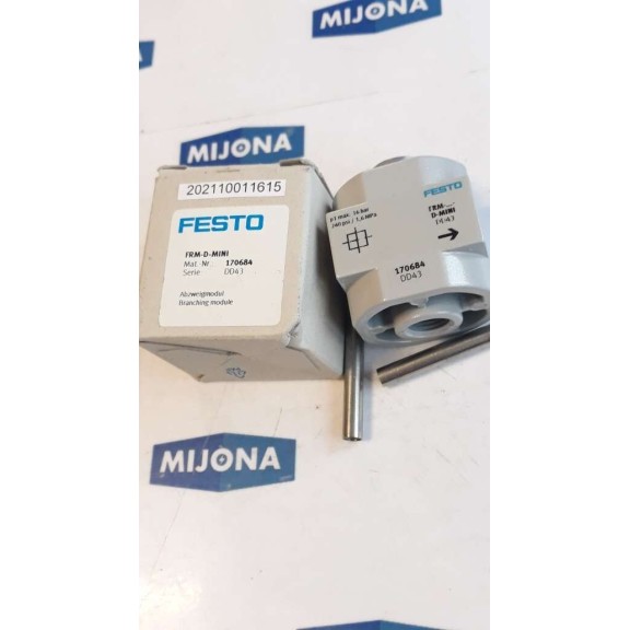 Festo FRM D MINI 170684 BRANCHING MODULE ABZWEIGMODUL new old stock Festo FRM D MINI 170684 BRANCHING MODULE ABZWEIGMODUL new old stock