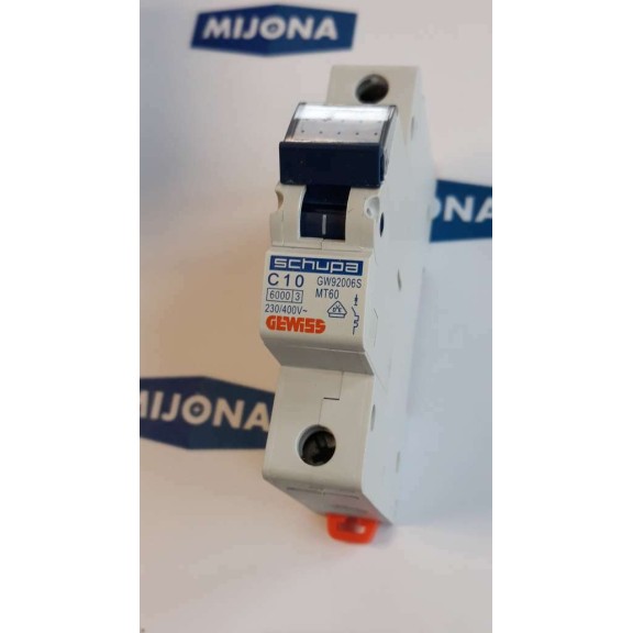 GEWISS SCHUPA C10 1P 230 400V GW92006S MT60 SCHALTER (NEW OLD STOCK)