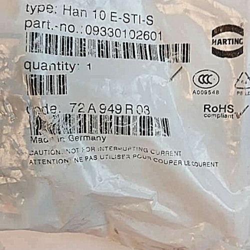 HARTING HAN 10 E STI S CONNECTOR