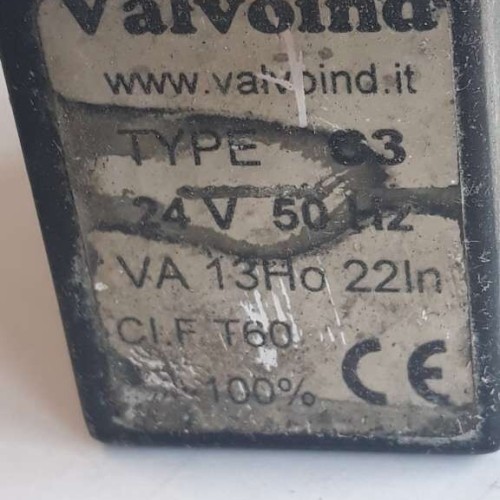 VALVOIND TYPE C3 24V 50HZ VALVOIND TYPE C3 24V 50HZ