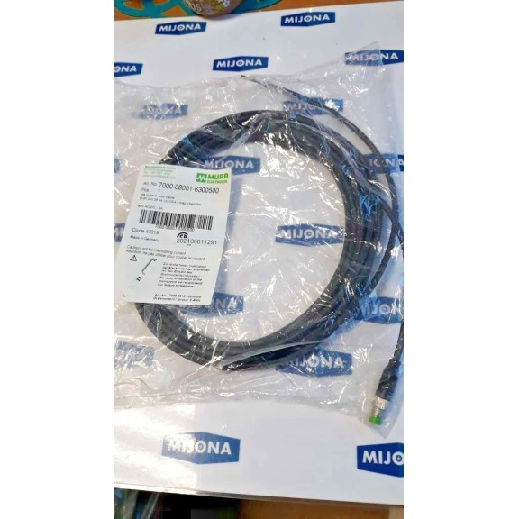 Murr Elektronik 7000 08001 6300500 M8 MALE cable 5m 60V AC DC 4A Murr Elektronik 7000 08001 6300500 M8 MALE cable 5m 60V AC DC 4A
