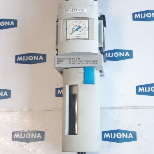 Festo MS6 LFR 3 8 D6 E R V AS 529222 12BAR 180PSI 1,2MPA 7BAR 105PSI 0,7MPA Festo MS6 LFR 3 8 D6 E R V AS 529222 12BAR 180PSI 1,2MPA 7BAR 105PSI 0,7MPA