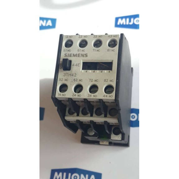 SIEMENS 3TH4244 0A CONTACTOR 4S+4O 4NO+4NC COIL 230V 50Hz 60Hz 3TH4244-0A
