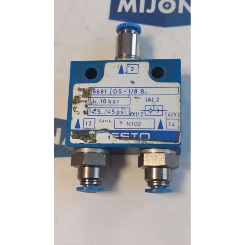 FESTO 6681 OS 1 8 B 1-10BAR 14.5 -145psi 0S-1/8 B