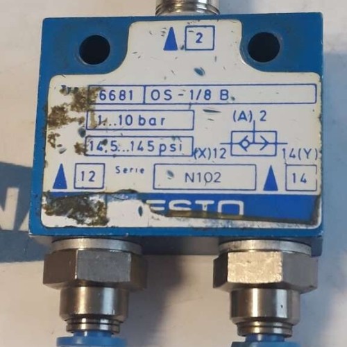 FESTO 6681 OS 1 8 B 1-10BAR 14.5 -145psi 0S-1/8 B