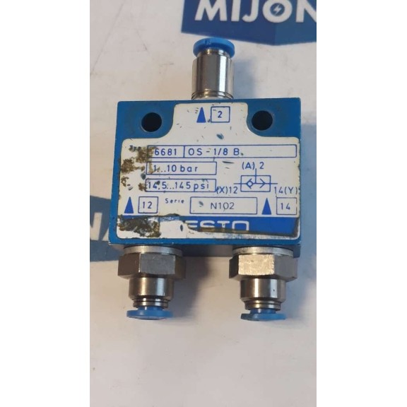 FESTO 6681 OS 1 8 B 1-10BAR 14.5 -145psi 0S-1/8 B FESTO 6681 OS 1 8 B 1-10BAR 14.5 -145psi 0S-1/8 B