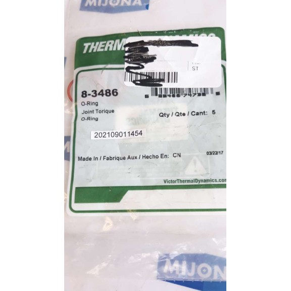 THERMAL DYNAMICS 8 3486 JOINT TORIQUE PRICE FOR 5 PSC THERMAL DYNAMICS 8 3486 JOINT TORIQUE PRICE FOR 5 PSC