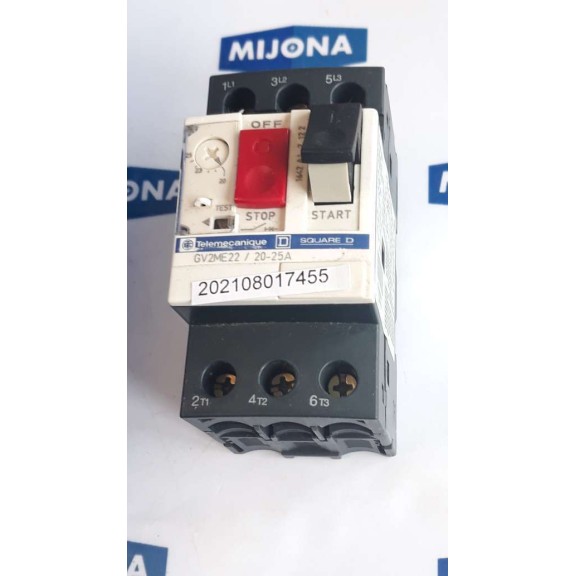 Telemecanique Square D Motorschutzschalter GV2ME22 20-25A 6kv