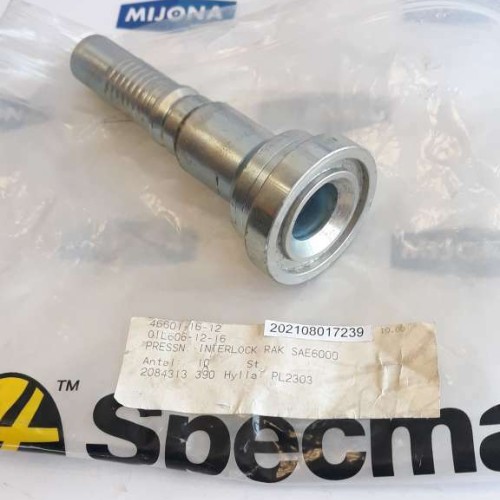 SPECMA OIL606 12 16 PRESSN INTERLOCK RAK SAE6000 46601 16 12 NEW OLD STOCK