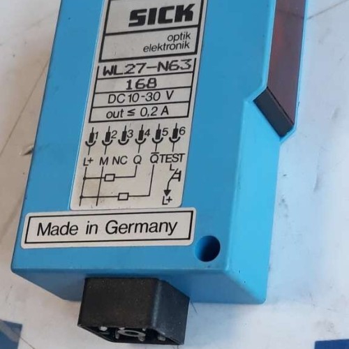 SICK WL27 N63 WL27-N63 DC10 30V 0.2A Photoelectric Sensor Switch SICK WL27 N63 WL27-N63 DC10 30V 0.2A Photoelectric Sensor Switch