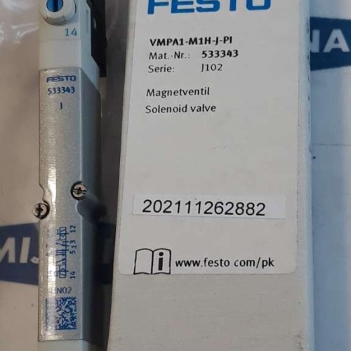 Festo VMPA1 M1H PI SOLENOID VALVE MAGNETVENTIL 533343 NEW OLD STOCK Festo VMPA1 M1H PI SOLENOID VALVE MAGNETVENTIL 533343 NEW OLD STOCK