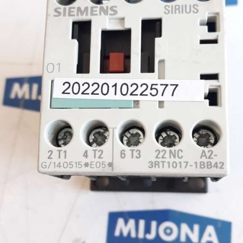 Siemens SIRIUS 3RT1017 1BB42 CONTACTOR (NEW OLD STOCK)