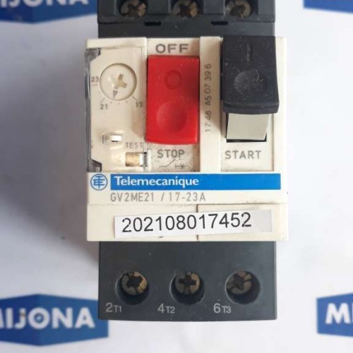 Telemecanique Motorschutzschalter GV2ME21 17-23A 6KV 50-60hz