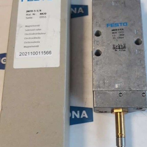 Festo JMFH 5 1 8 8820 SOLENOID VALVE MAGNEVENTIL 21-120psi 1,5-8barnew old stock
