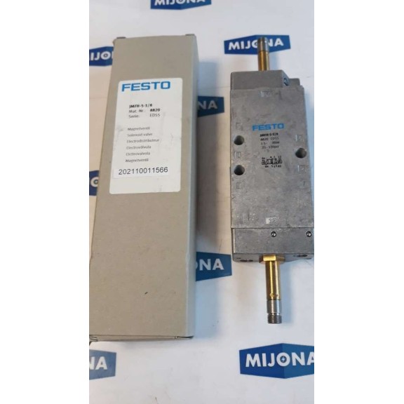 Festo JMFH 5 1 8 8820 SOLENOID VALVE MAGNEVENTIL 21-120psi 1,5-8barnew old stock