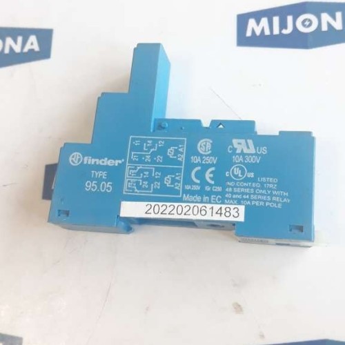 FINDER TYPE 95 05 SOCKET 10A 250V 10A 300V FINDER TYPE 95 05 SOCKET 10A 250V 10A 300V