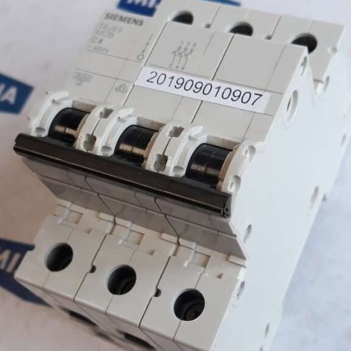 Siemens 5SJ6304 7KK20 Leitungsschutz Schutzschalter 5SJ63 MCB C4 400V IEC 60898