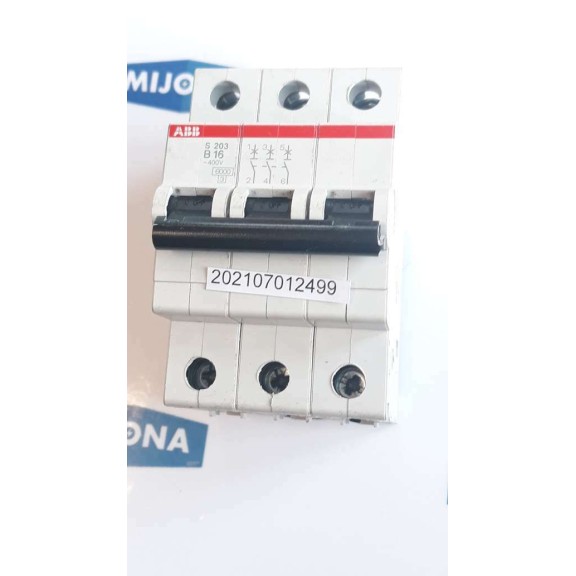 ABB S203 B16 Circuit Breaker S203B16 235 440V AC 50 60HZ ABB S203 B16 Circuit Breaker S203B16 235 440V AC 50 60HZ