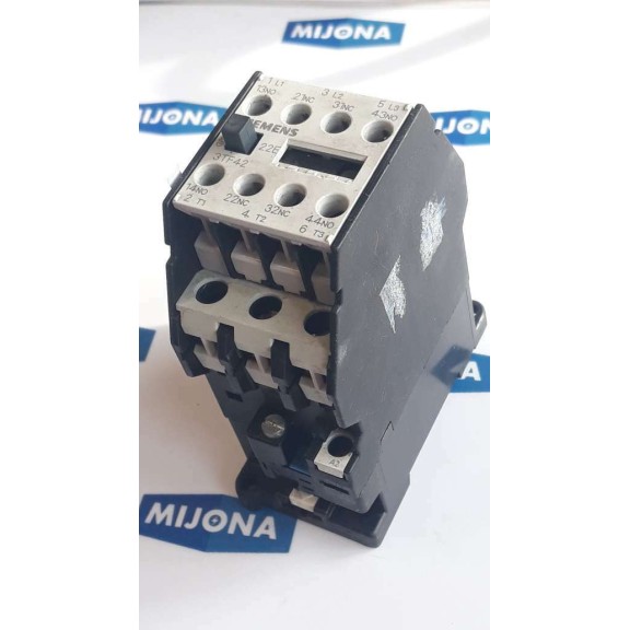 SIEMENS 3TF4222 0A CONTACTOR 2S+2O 2NO+2NC COIL 230V 50Hz 220V 50Hz 3TF4222-0A