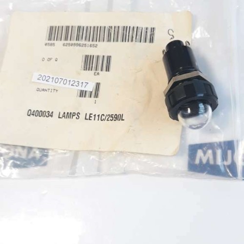 BULGIN Q400034 LE11C 2590L CLEAR (NEW OLD STOCK)