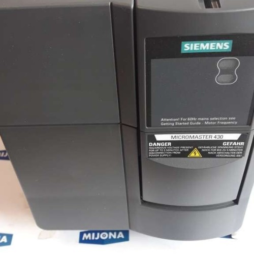 Siemens 6SE64320-2DUD27-5CA0 MICROMASTER 430 INVERTER 7.5KW IN: 380-480V