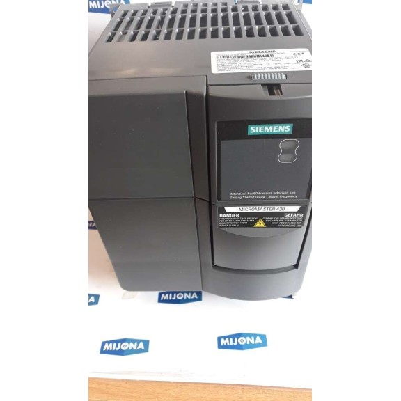 Siemens 6SE64320-2DUD27-5CA0 MICROMASTER 430 INVERTER 7.5KW IN: 380-480V