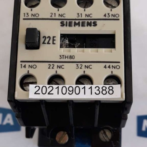 SIEMENS 3TH80 22 0A 2S 2O COIL 220V 50HZ 264V 60HZ