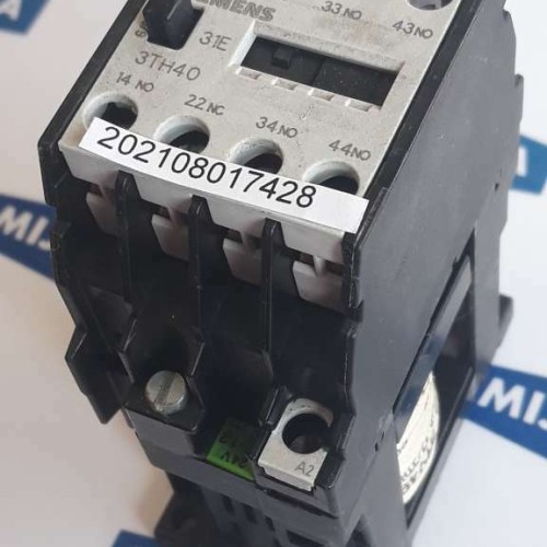SIEMENS 3TH4031 0B 3S+1O 3NO+1NC CONTACTOR 3TH4031-0B COIL 24V 0.8-1.2 DC SIEMENS 3TH4031 0B 3S+1O 3NO+1NC CONTACTOR 3TH4031-0B COIL 24V 0.8-1.2 DC