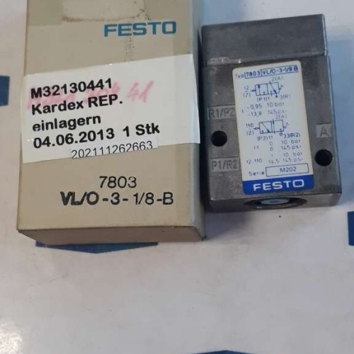 Festo 7803 VL/O-3-1/8-B pneumatic valve 7803 VL O 3 1 8 B Festo 7803 VL/O-3-1/8-B pneumatic valve 7803 VL O 3 1 8 B