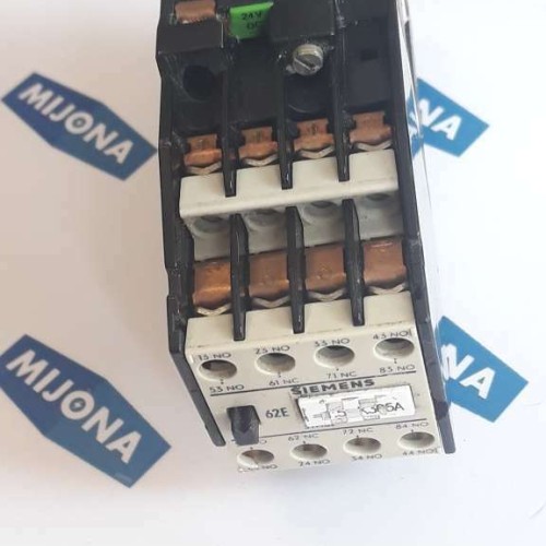 SIEMENS 3TH8262 0B 6S+2O 6NO 2NC CONTACTOR 3TH8262-0B COIL 24V DC SIEMENS 3TH8262 0B 6S+2O 6NO 2NC CONTACTOR 3TH8262-0B COIL 24V DC