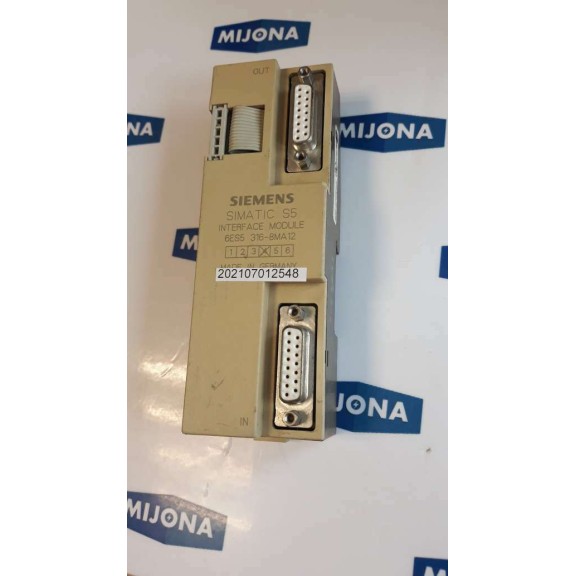 Siemens SIMATIC S5 INTERFACE MODULE 6ES5316-8MA12 6ES5 316-8MA12