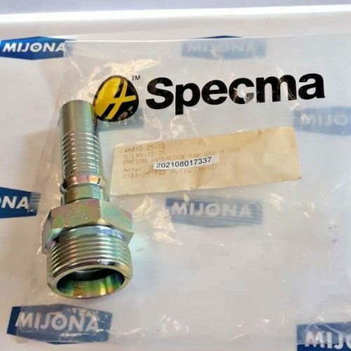 SPECMA COMPONENT 46810 25 12 PRESSN INTERLOCK RAK UTV M DKS OIL85 12 25 2183125