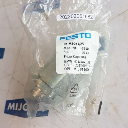 Festo FK M10x1,25 6140 FLEXO KUPPLUNG Festo FK M10x1,25 6140 FLEXO KUPPLUNG
