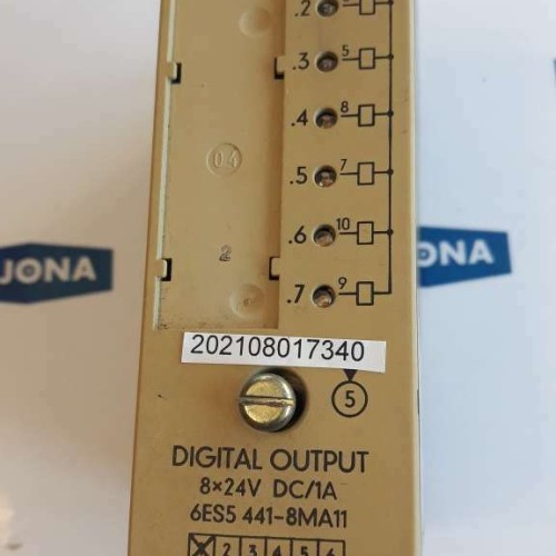 Siemens DIGITAL OUTPUT 8X24V DC 1A 6ES5 441 8MA11 SIMATIC S5 6ES5441-8MA11 Siemens DIGITAL OUTPUT 8X24V DC 1A 6ES5 441 8MA11 SIMATIC S5 6ES5441-8MA11
