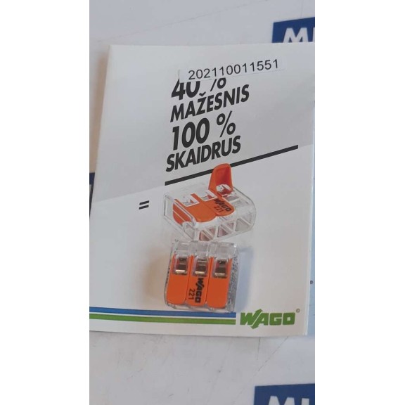 WAGO 221 AWG 24 12 450V 32A (NEW OLD STOCK)