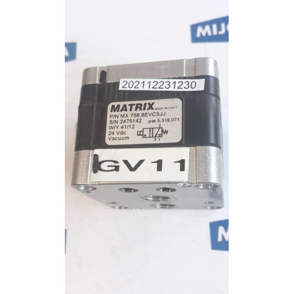 MATRIX 758 8EVC3JJ 24VDC VACUUM MOTOR 2475142 NEW OLD STOCK MATRIX 758 8EVC3JJ 24VDC VACUUM MOTOR 2475142 NEW OLD STOCK