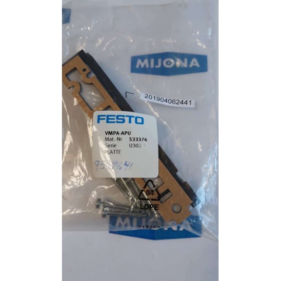 Festo VMPA APU 533374 U302 Platte Plate