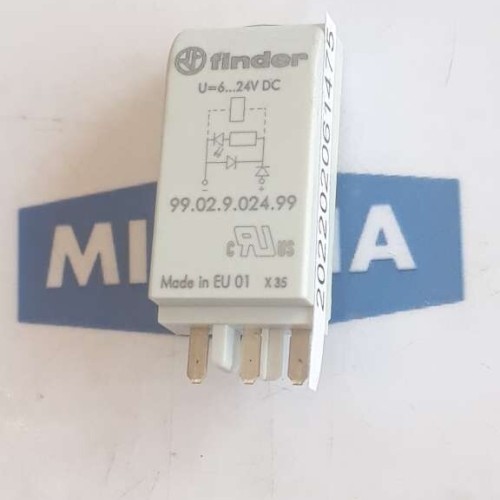 FINDER 99 02 9 024 99 relay relais 6 24V DC 99.02.9.024.99