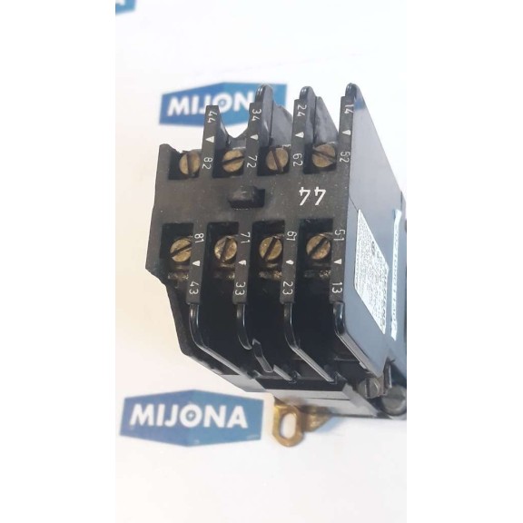 Siemens 3TA63 10 7Q 4S+4O 4NO 4NC 10A 24VDC 0,23 600VDC COIL 220V 50HZ 264V 60HZ
