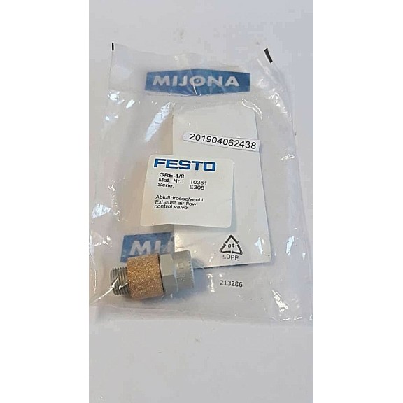 Festo GRE 1 8 10351 E308 Abluftdrosselventil exhaust air flow control valve
