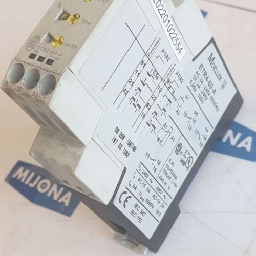 Klöckner Moeller ETR4 69 A AC 24 240V 50 60HZ DC 24 240V 0.05s 100h time relay Klöckner Moeller ETR4 69 A AC 24 240V 50 60HZ DC 24 240V 0.05s 100h time relay