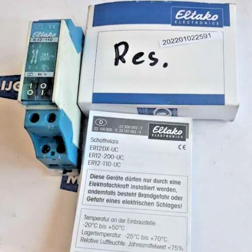 ELTAKO R12 110 RELAY 15A 250V ELTAKO R12 110 RELAY 15A 250V