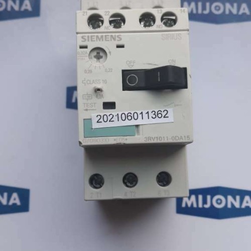 Siemens 3RV1011 0DA15 Motor Protection Circuit Breaker 0,22-0,32A 3RV10110DA15 Siemens 3RV1011 0DA15 Motor Protection Circuit Breaker 0,22-0,32A 3RV10110DA15