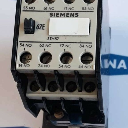 SIEMENS 3TH8262 0A 6NO 2NC CONTACTOR COIL 220V 50HZ 264V 60HZ 3 TH 82 62 0A SIEMENS 3TH8262 0A 6NO 2NC CONTACTOR COIL 220V 50HZ 264V 60HZ 3 TH 82 62 0A